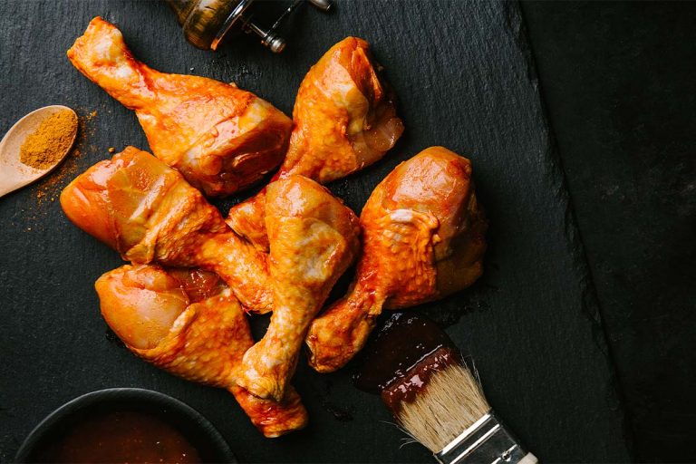 preparing-raw-barbeque-chicken-cooking